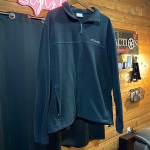 Men’s Columbia Fleece Jacket (Black)